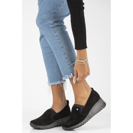 Baskets en cuir Filippo DP1500/21 Bk noir le noir 2