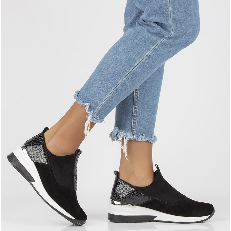 Baskets en Cuir Filippo DP1689/21 Bk Noir le noir 1