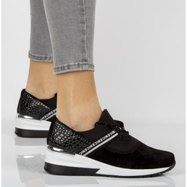 Baskets en cuir Filippo DP1388/21 Bk noir 1