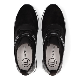 Baskets en cuir Filippo DP1388/21 Bk noir le noir 5