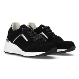 Baskets en cuir Filippo DP2003/21 Bk noir le noir 5