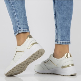 Baskets en cuir Filippo DP2003 / 21 Wh blanc blanche 2