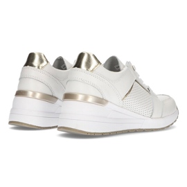 Baskets en cuir Filippo DP2003 / 21 Wh blanc blanche 5