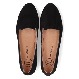 Lords en cuir Filippo DP1274 / 21 Bk noir le noir 4