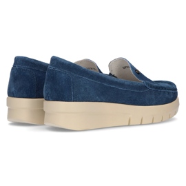 Mocassins en cuir Filippo DP2031/21 Bl bleu 6