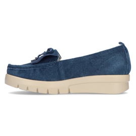 Mocassins en cuir Filippo DP2030/21 Bl bleu 3