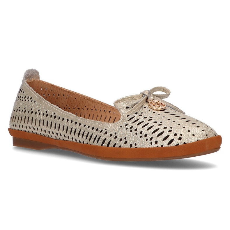 Cuir ajouré seigneurs Filippo DP2034/21 Go doré 1