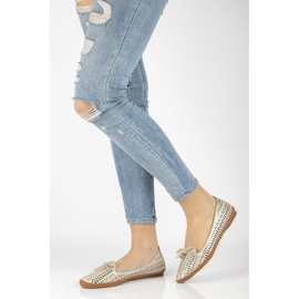 Cuir ajouré seigneurs Filippo DP2034/21 Go doré d'or 3