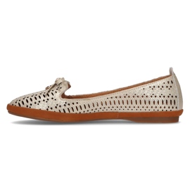 Cuir ajouré seigneurs Filippo DP2034/21 Go doré d'or 4