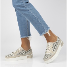 Chaussures cuir FILIPPO DP2026/21 Go or doré 2