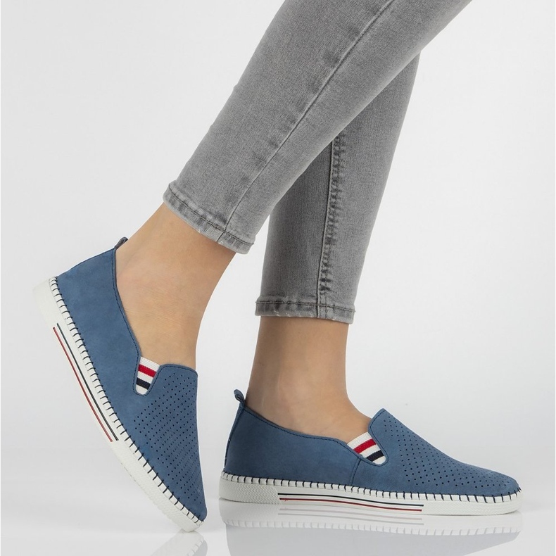 Chaussures en cuir FILIPPO DP1272/21 Bl bleu 1