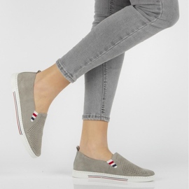 Chaussures en cuir FILIPPO DP1272 / 21 Gr gris 1