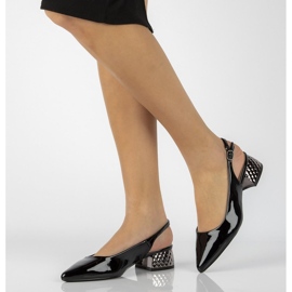 Escarpins talons hauts FILIPPO DP2095/21 Bk L laqué noir le noir 2