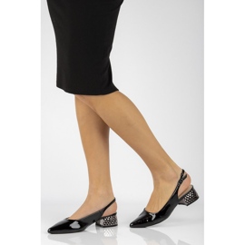 Escarpins talons hauts FILIPPO DP2095/21 Bk L laqué noir le noir 3