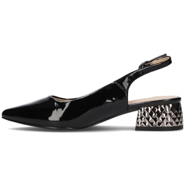 Escarpins talons hauts FILIPPO DP2095/21 Bk L laqué noir le noir 4
