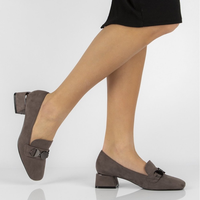 Chaussures à talons FILIPPO DP2097 / 22 Gr gris 1 Chaussures à talons FILIPPO DP2097 / 22 Gr gris 1