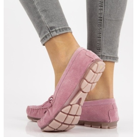 Mocassins en cuir Filippo DP1204/21 Pi rose 2