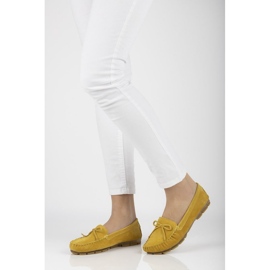 Mocassins en cuir Filippo DP1204 / 21 Yl jaune 2