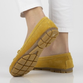 Mocassins en cuir Filippo DP1204 / 21 Yl jaune 3
