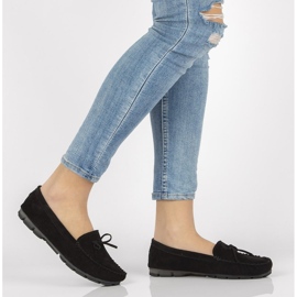Mocassins en cuir Filippo DP1204 / 21 Bk noir le noir 3
