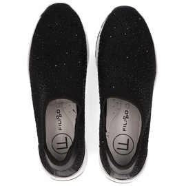 Baskets Filippo DP2001/21 Bk noir le noir 6