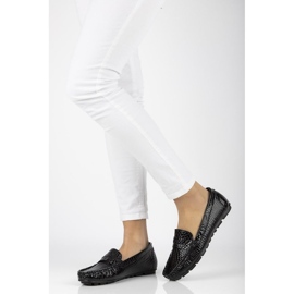 Mocassins en cuir Filippo DP2139 / 21 Bk noir le noir 2