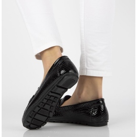 Mocassins en cuir Filippo DP2139 / 21 Bk noir le noir 3