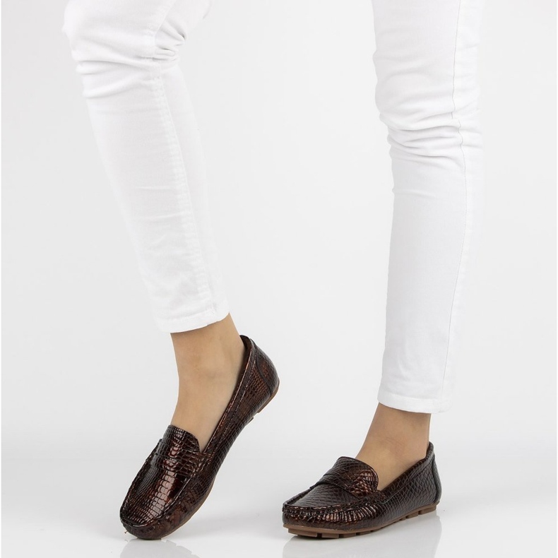 Mocassins en cuir Filippo DP2139 / 21 Br marron brun 1