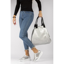 Baskets en cuir Filippo DP2011/21 Si argent 3