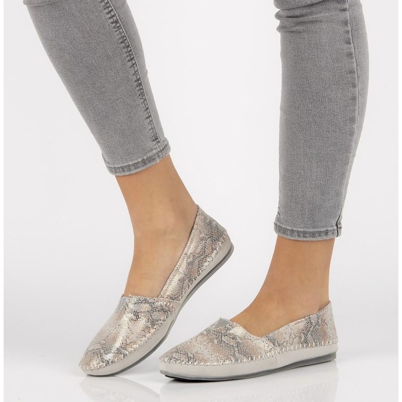 Chaussures en cuir Filippo DP031 / 21 Gr gris 1