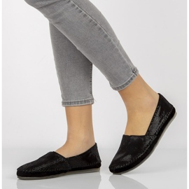 Ballerines en cuir Filippo DP031/21 Bk noir le noir 2