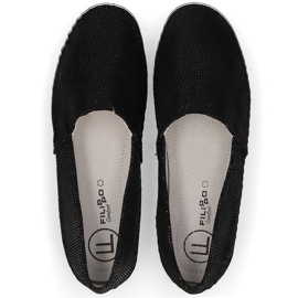 Ballerines en cuir Filippo DP031/21 Bk noir le noir 5
