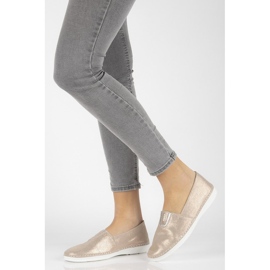 Slip-on en cuir Filippo DP2134/21 Go doré d'or 2