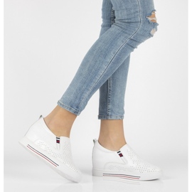 Chaussures en cuir Filippo DP1356 / 21 Wh blanc 1