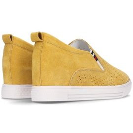 Chaussures en cuir Filippo DP1356 / 21 Yl jaune 6