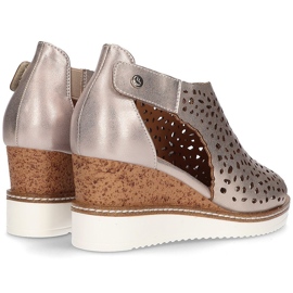 Sandales compensées Filippo DS2074/21 Go dorées d'or 5