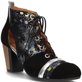 Chaussures en cuir Filippo 03938-01 Noir le noir 1
