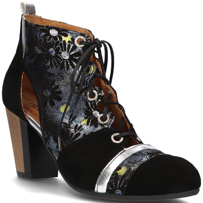 Chaussures en cuir Filippo 03938-01 Noir 1