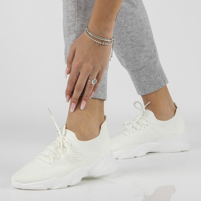 Baskets femme Filippo DTN2184 / 21 Wh blanc blanche 1