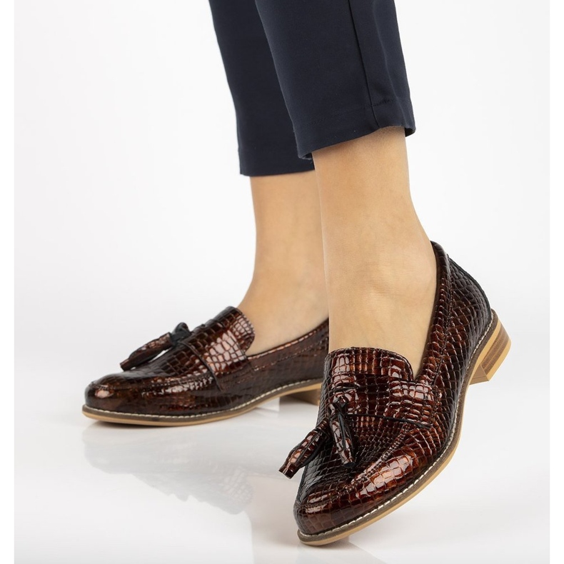 Mocassins en cuir Filippo DP2161 / 21 Br marron brun 1