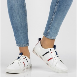 Chaussures en cuir Filippo DP2045 / 21 Wh blanc 1