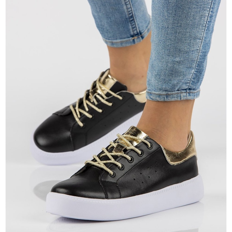 Chaussures en cuir Filippo DP2157 / 21 Bk noir 1