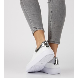 Chaussures en cuir Filippo DP2157 / 21 Wh blanc 2