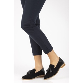Mocassins en cuir Filippo DP2332 / 21 Bk noir le noir 2