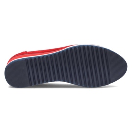 Ballerines Filippo DP2323/21 Rd en cuir rouge 3