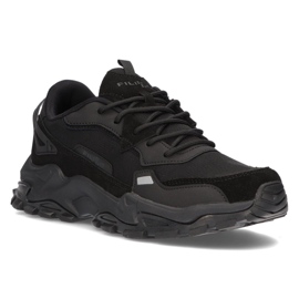 Chaussures en cuir Filippo MSP2122/21 Bk noir 1