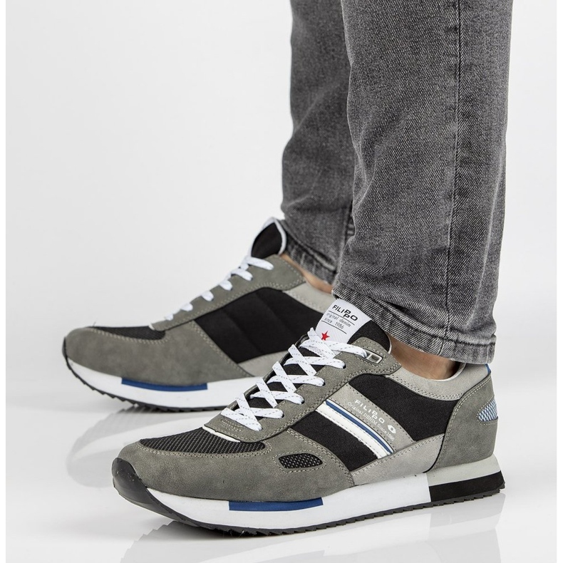 Filippo MSP2129 / 21 Gr chaussures grises 2 Filippo MSP2129 / 21 Gr chaussures grises 2