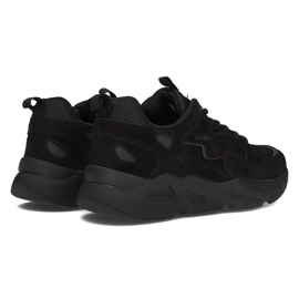 Baskets en cuir Filippo MSP2116/21 Bk noir le noir 5