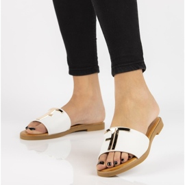 Filippo DK2103 / 21 Wh chaussons blancs blanche 2