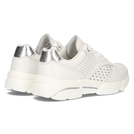 Baskets en cuir Filippo DP2156 / 21 Wh blanc blanche 6